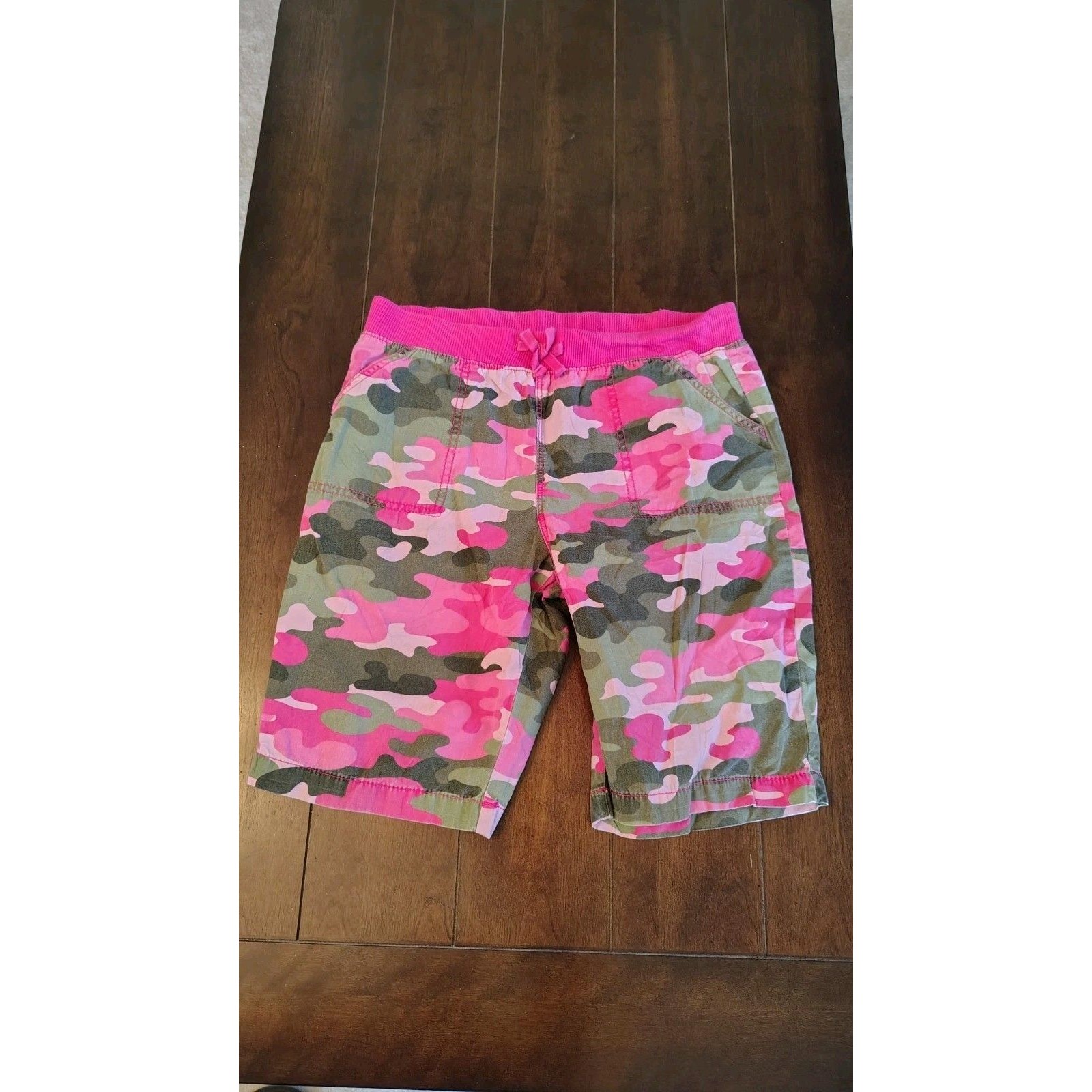Faded Glory Pink Camo Shorts Size 14/16